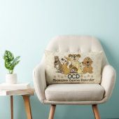 OCD Obsessive Canine Disorder Lumbar Pillow (Chair)
