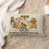 OCD Obsessive Canine Disorder Lumbar Pillow (Blanket)