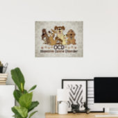 OCD Obsessive Canine Disorder Poster (Home Office)