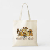 OCD Obsessive Canine Disorder Tote Bag (Back)
