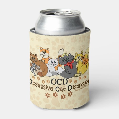 OCD Obsessive Cat Disorder Can Cooler