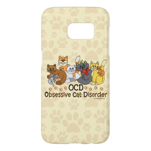 OCD Obsessive Cat Disorder Samsung Galaxy S7 Case