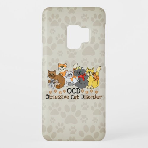 OCD Obsessive Cat Disorder Case_Mate Samsung Galaxy S9 Case