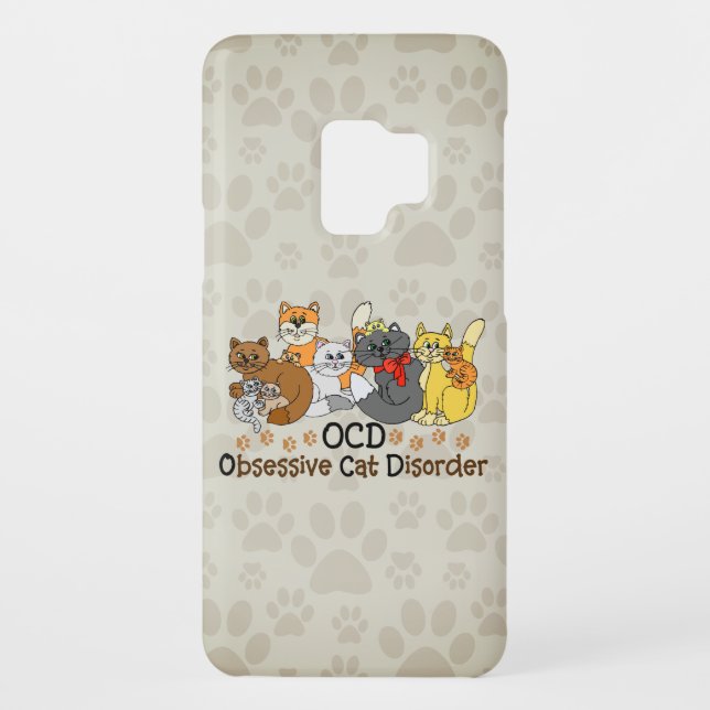 OCD Obsessive Cat Disorder Case-Mate Samsung Galaxy Case (Back)