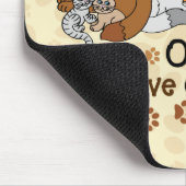 OCD Obsessive Cat Disorder Funny Mouse Pad (Corner)