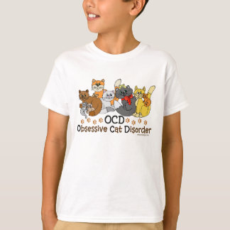 OCD Obsessive Cat Disorder T-Shirt