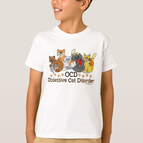 OCD Obsessive Cat Disorder T_Shirt