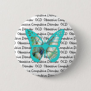 OCD Obsessive Compulsive Disorder Awareness Pinback Button
