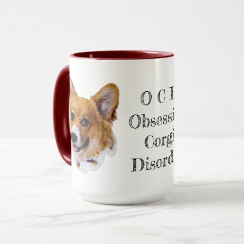 OCD Obsessive Corgi Disorder Coffee Mug