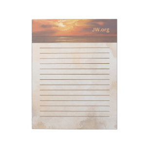 Ocean 40-page notepad JW