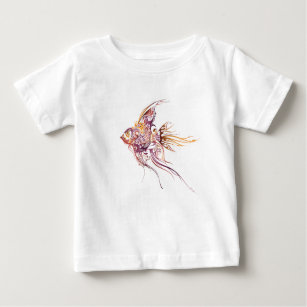 Ocean abstract fish T-shirt