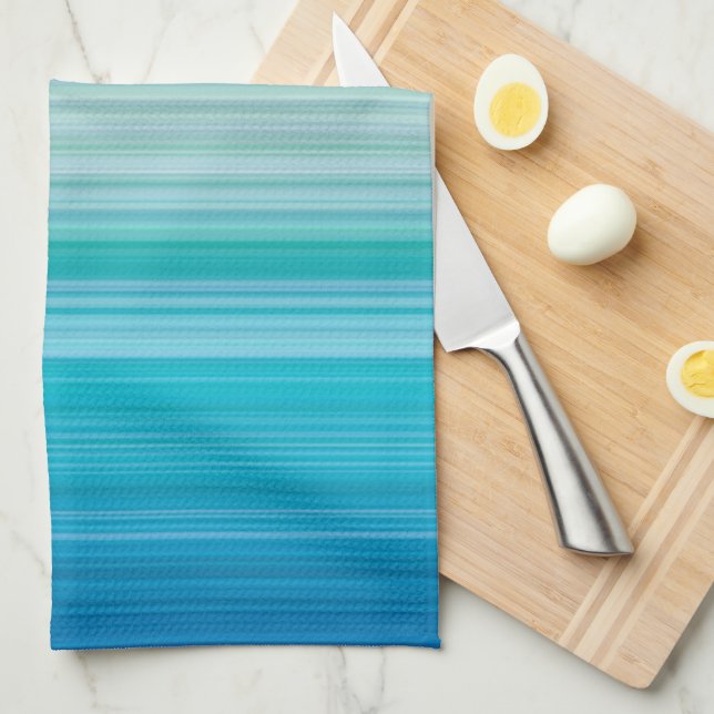 Ocean Abstract  Kitchen Towel (Quarter Fold)
