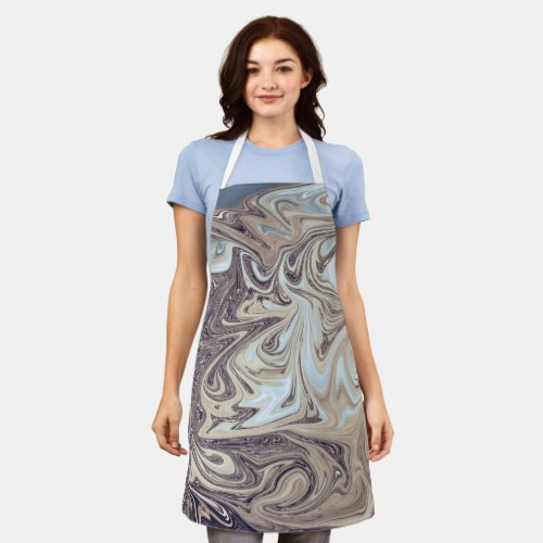 Ocean Abstract Painting  Best modern abstract art Apron