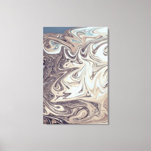 Ocean Abstract Painting  Best modern abstract art Canvas Print