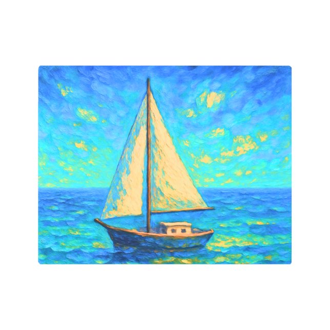 Ocean Adventures Metal Print (Front)