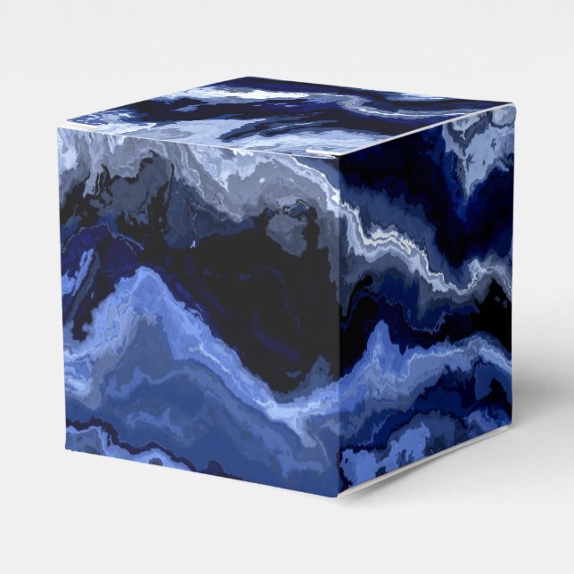 Ocean Agate   Favor Boxes (Front Side)