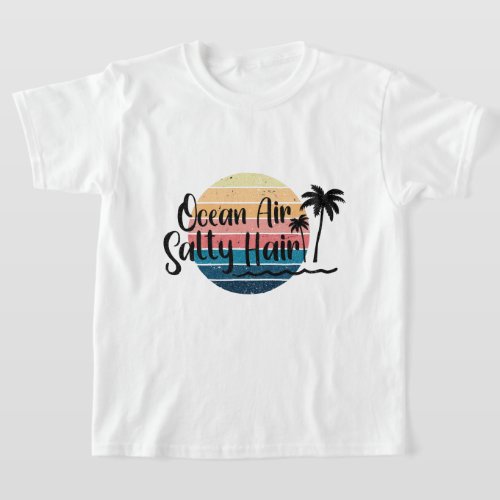 Ocean Air Salty Hair Beach Summer T_Shirt