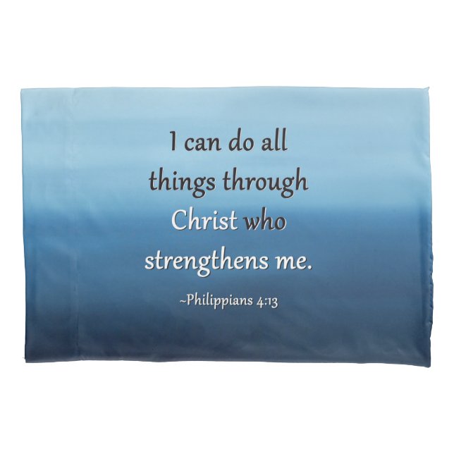 Ocean Air Scripture Pillowcase (Front)