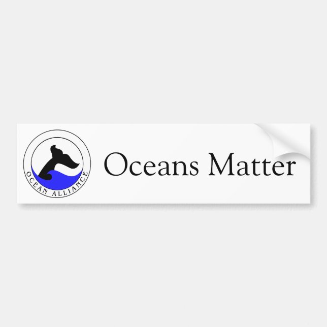 Ocean Alliance bumper sticker (Front)