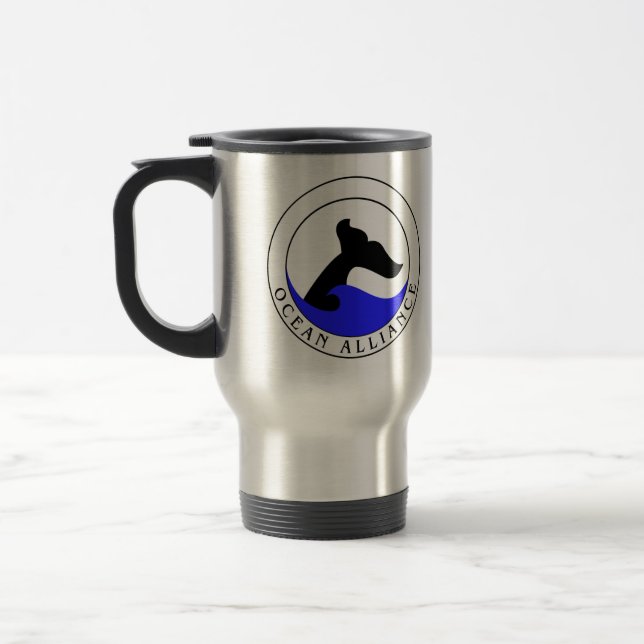 Ocean Alliance travel mug (Left)