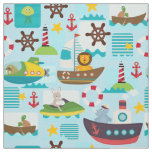 Ocean and nautical theme design fabric