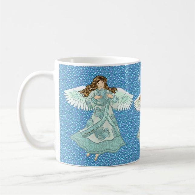 Ocean Angel Coffee Mug (Left)