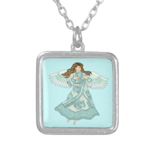 Ocean Angel Silver Plated Necklace