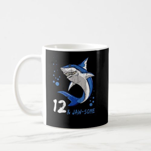 Ocean Animal Birth Born Age 12 Years Old Jaw Aweso Coffee Mug