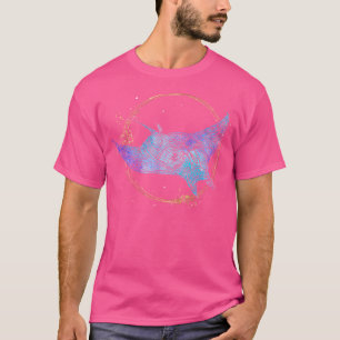 Ocean Animal Lover Hawaiian Tattoo Stingray Manta T-Shirt