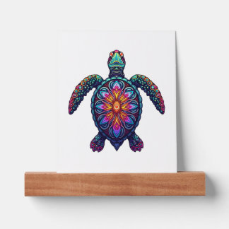 Ocean Animal Tie Dye Tribal Sea Animal Maori Turtl Picture Ledge