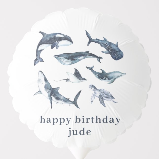 Ocean Animals Balloon (Front)