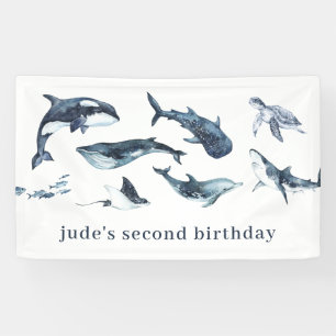 Ocean Animals Banner