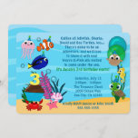 Ocean Animals Birthday Invitations Under The Sea at Zazzle