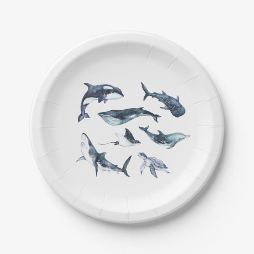 Ocean Animals Paper Plates