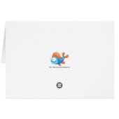 Ocean Aquatic Cute Shark Starfish Custom Cards (Back Horizontal)