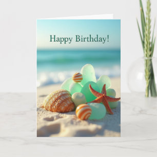 Ocean Art Birthday Card