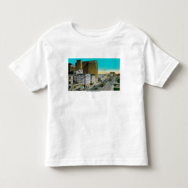 Ocean Avenue Looking East, Long Beach Toddler T-shirt (Front)