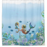 Ocean Babies Shower Curtain at Zazzle