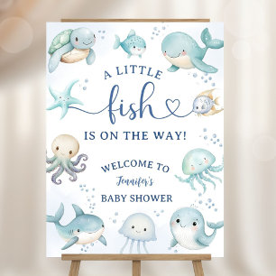 Ocean Baby Shower Boy Under The Sea Welcome Foam Board