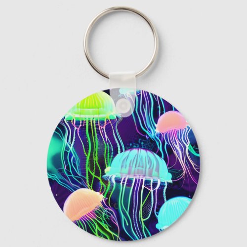 Ocean Ballet Jellyfish Keychain
