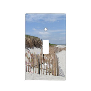 Ocean beach and sand dunes light switch cover