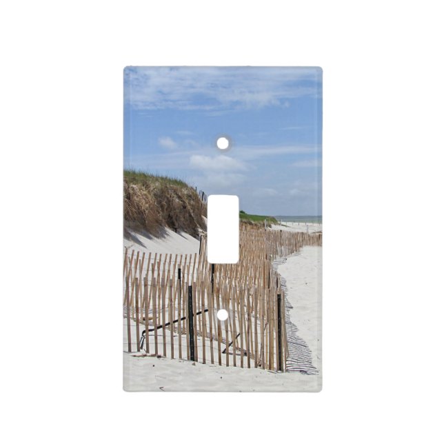 Ocean beach and sand dunes light switch cover (Front)