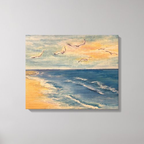 Ocean Beach Breeze Canvas Print