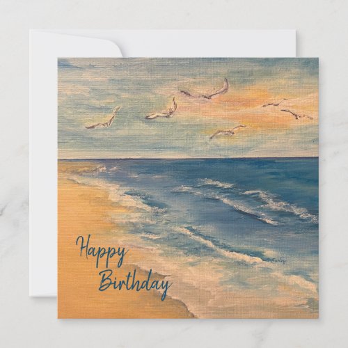 Ocean Beach Breeze Note Card