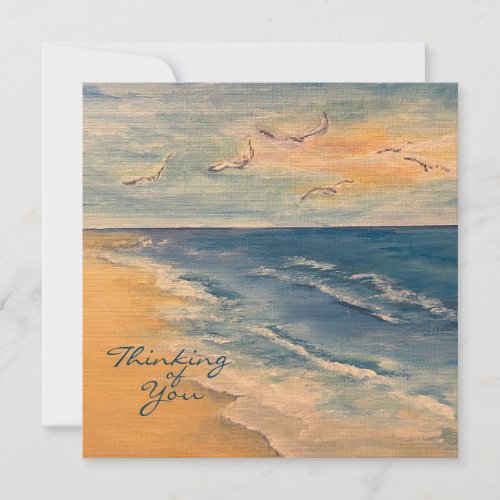 Ocean Beach Breeze Note Card