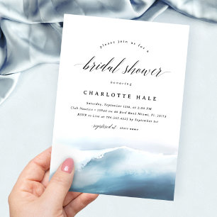 Ocean Beach Bridal Shower Invitation
