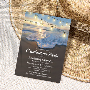 Ocean Beach Coastal 2026 Graduation Party Invitation