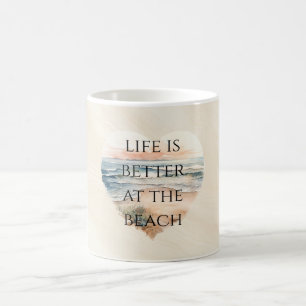Ocean Beach Coastal Coffee Mug