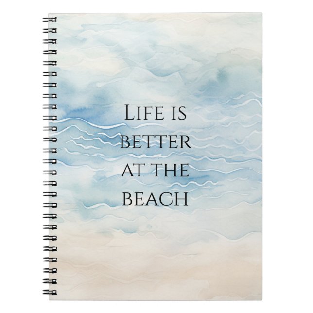 Ocean Beach Coastal   Notebook (Front)