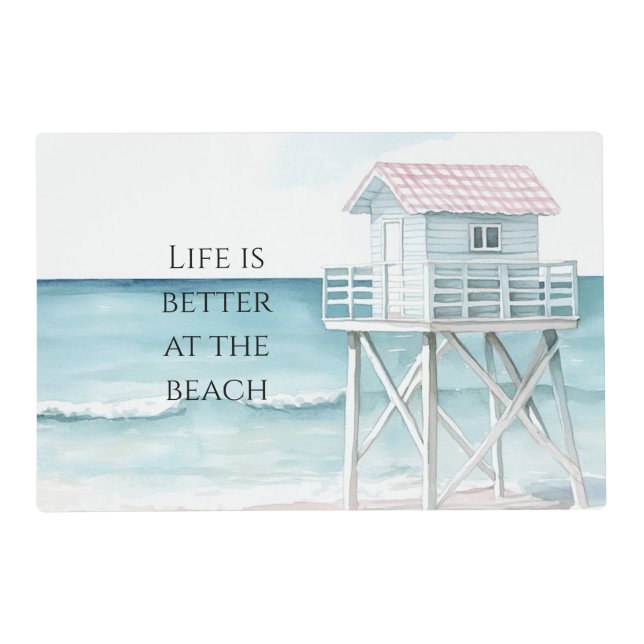 Ocean Beach Coastal   Placemat (Front)